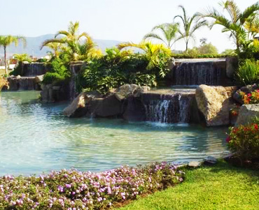 Pacific Landscape Aquatic Ecosystems, Irrigation Systems, Waterfalls and Natural Lakes, LED Outdoor Lighting, Vertical Gardens